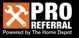 This image shows that Ray Fisher home Access is part of pro referral from home depot